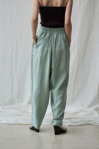 画像2: Mediam       Linen shalwar Pants・AQUA