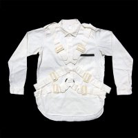 PEEL&LIFT        parachute shirt パラシュートシャツ・ホワイト