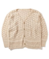 MacMahon Knitting Mills       Crochet Cardigan - SOLID・NATURAL