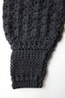 画像6: MacMahon Knitting Mills       Crochet Cardigan - SOLID・BLACK (6)