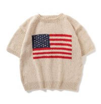 MacMahon Knitting Mills       S/S Crew Neck Knit-S&S・NATURAL
