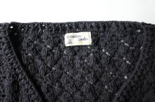 他の写真2: MacMahon Knitting Mills       Crochet Cardigan - SOLID・BLACK