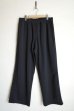 画像1: RELAX FIT       リラックスフィット ”CUBA Jersey pants“・ブラック (1)