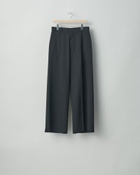 stein         EXTRA WIDE TROUSERS・BLACK