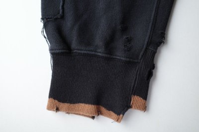 画像12: stein         OVERSIZED REBUILD SWEAT LS・BLACK