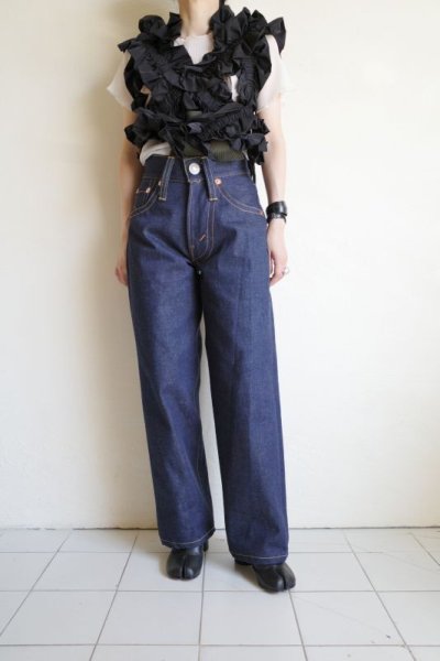 画像11: HOUGA       kiki frill vest・BLACK