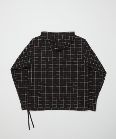 画像2: BAL       PULLOVER MEXICAN HOODED SHIRT・black plaid