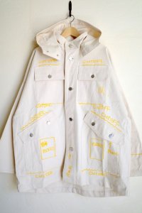 issuethings       type45-18・natural white & yellow letter