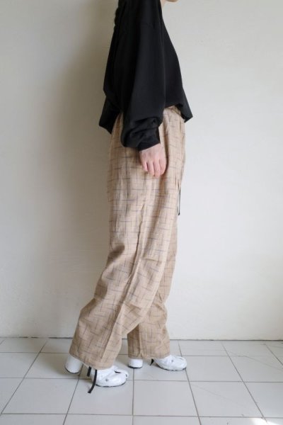 画像13: BAL       30%OFF WIDE MOUNTAIN PANT・beige plaid