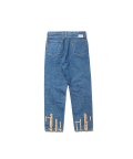 KYOU       30%OFF"JUDE" WITH ABSTRACT Standard by 80s Reproduced Denim・BLUE