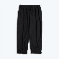 UNTRACE       VELCRO TAPERED STRETCH TRACK PANTS・BLACK