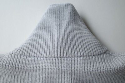 画像5: ssstein         OVERSIZED DRIVERS KNIT ZIP VEST・OFF GREY