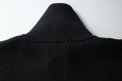 画像4: ssstein         OVERSIZED DRIVERS KNIT ZIP VEST・BLACK