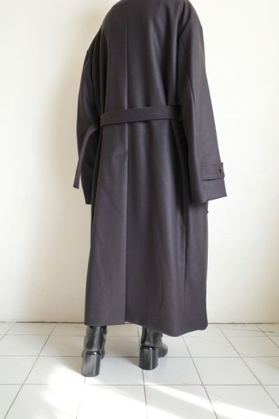 画像12: stein         OVERSIZED LAYERED SINGLE COAT・DARK CHARCOAL
