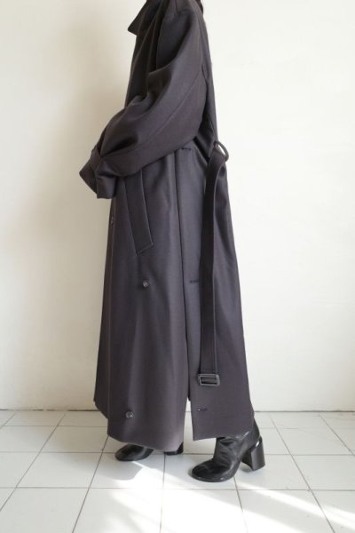画像14: stein         OVERSIZED LAYERED SINGLE COAT・DARK CHARCOAL