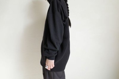 画像6: ssstein         OVERSIZED DRIVERS KNIT ZIP VEST・BLACK