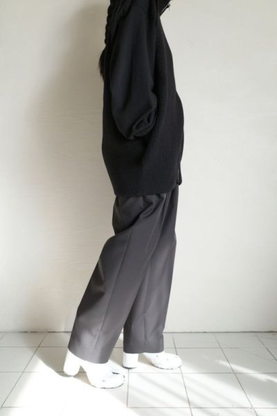 画像9: ssstein         OVERSIZED DRIVERS KNIT ZIP VEST・BLACK