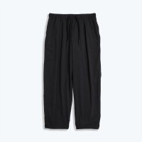 UNTRACE       WATER REPELLENT TAPERED STRETCH TRACK PANTS・BLACK
