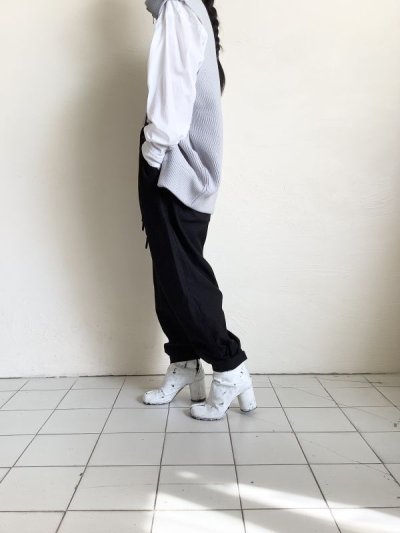 画像13: ssstein         OVERSIZED DRIVERS KNIT ZIP VEST・OFF GREY