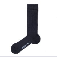 MARQUEE PLAYER       Hybrid rib socks charcoal"made in Japan"
