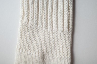 画像4: MARQUEE PLAYER       Hybrid rib socks ivory white"made in Japan"