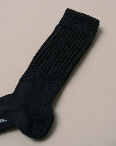 画像2: MARQUEE PLAYER       Hybrid rib socks charcoal"made in Japan"