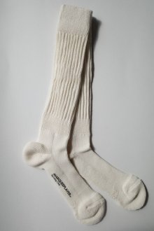 他の写真2: MARQUEE PLAYER        Hybrid rib socks Hi ivory white"made in Japan"