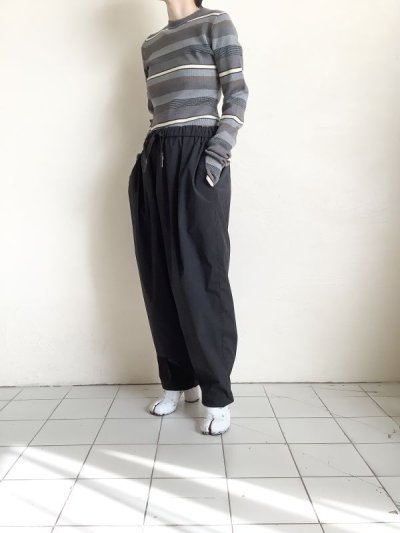 画像18: Mediam       Rib Border Tops・GRAY