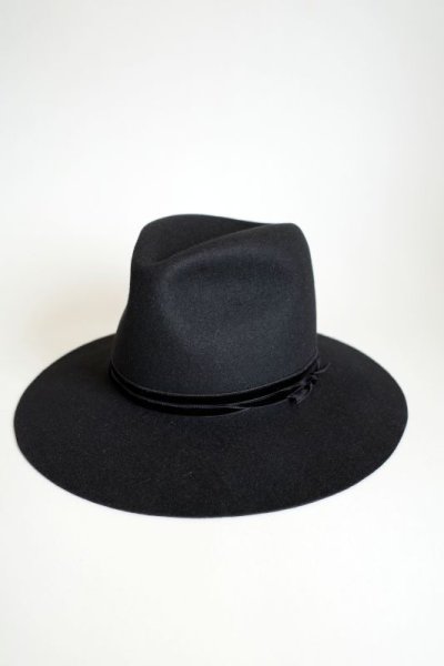 画像2: TAKAHIROMIYASHITATheSoloist.       nobled hat./velvet ribbon.・black