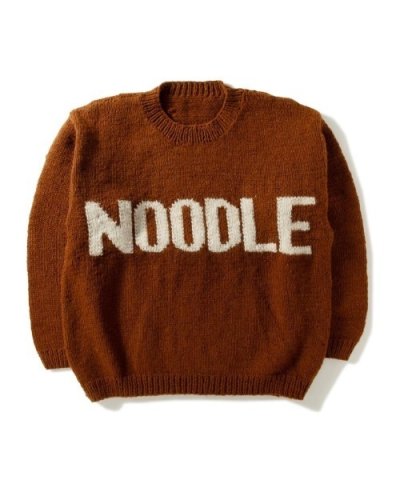 画像1: MacMahon Knitting Mills       Crew Neck Knit-NOODLE・BROWN