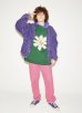 画像2: MacMahon Knitting Mills       Roll Neck Knit-Flower ・GREEN (2)
