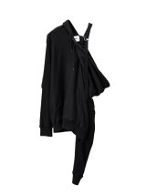 TAKAHIROMIYASHITATheSoloist.       drop shoulder hoodie.・black