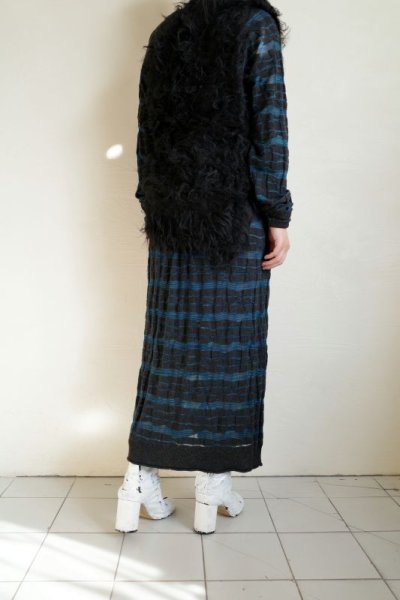 画像15: Mediam       Shaggy One Shoulder Vest・BLACK