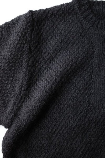 画像2: Fujimoto       Broken Knit Sweater・BLACK