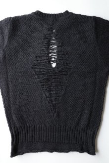 他の写真1: Fujimoto       Broken Knit Sweater・BLACK