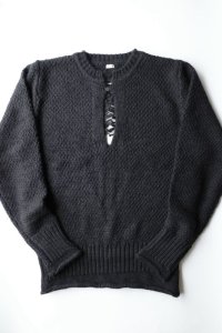 Fujimoto       Broken Knit Sweater・BLACK