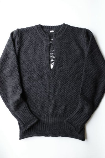 画像1: Fujimoto       Broken Knit Sweater・BLACK