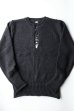 画像1: Fujimoto       Broken Knit Sweater・BLACK (1)
