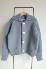 KOOKY ZOO       クーキーズー JUVENILE KNIT BLOUSON・BLUE GRAY