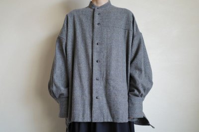 画像11: tactor       back gather big shirt jacket