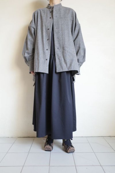 画像14: tactor       back gather big shirt jacket