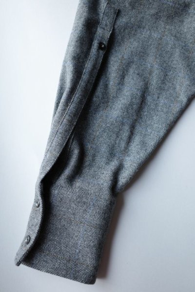 画像9: tactor       back gather big shirt jacket