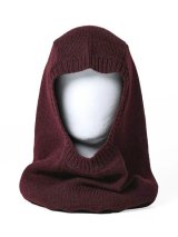 TAKAHIROMIYASHITATheSoloist.       shetland wool huge balaclava.・bordeaux