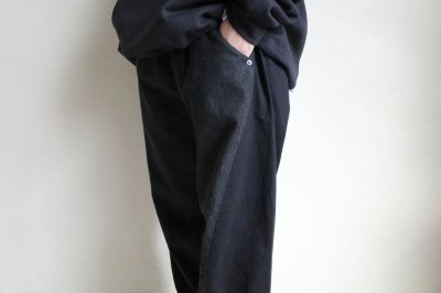 画像25: SOUBI BY TAKASHI TESHIMA       3D Black Jeans・One-Wash