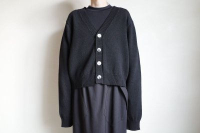 画像6: TAKAHIROMIYASHITATheSoloist.       shetland wool cropped cardigan.・black