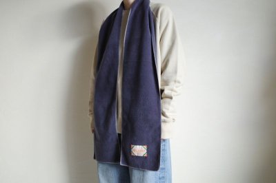 画像6: RELAX FIT       リラックスフィット ”FLEECE MUFFLER MINNEAPOLIS”・チャコール×ホワイト