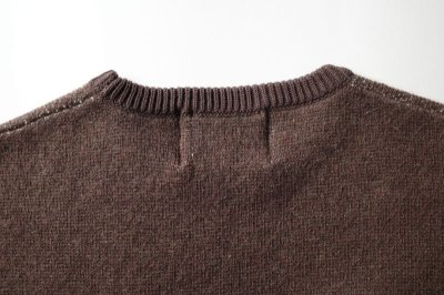 画像5: RELAX FIT       リラックスフィット ”Knit sheep”シープニットセーター・ダークブラウン