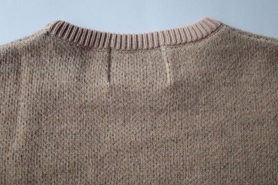 画像5: RELAX FIT       リラックスフィット ”Knit sheep”シープニットセーター・ベージュ