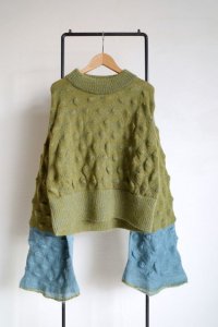OPEN SESAME CLUB 40%OFF       mohair bubble tops・yellow