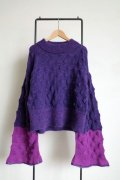 OPEN SESAME CLUB 70%OFF     mohair bubble tops・purple